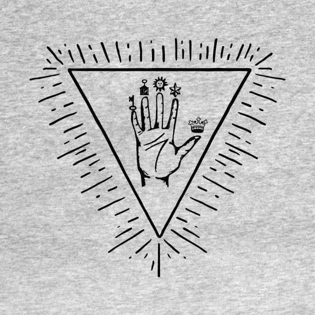 Alchemist The Hand of Philosophy Graphic Symbolism by UNDERGROUNDROOTS